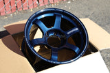 Volk Racing TE37 Large PCD Progressive Model II - 18x9 +0 - 6x139.7 Mag Blue