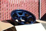 Volk Racing TE37 Large PCD Progressive Model II - 18x9 +0 - 6x139.7 Mag Blue