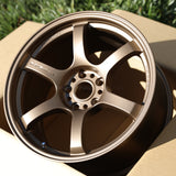 Gram Lights 57DR in 18x9.5 +38 5x120 finished in Dark Bronze